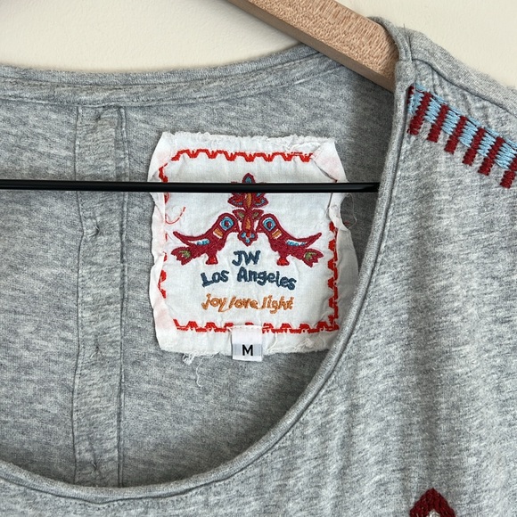 Johnny Was Embroidered Tee Tunic Size Medium - Picture 2 of 8